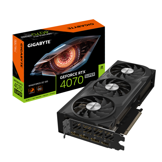 Видеокарта GIGABYTE GV-N407SWF3OC-12GD Видеокарта GIGABYTE GV-N407SWF3OC-12GD