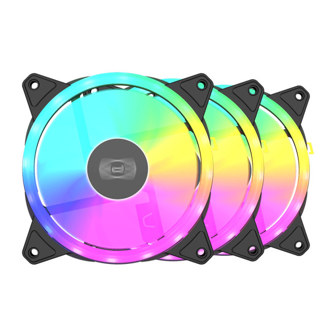 Кулер для корпуса PCCooler F3 T120 ARGB BK 3IN1