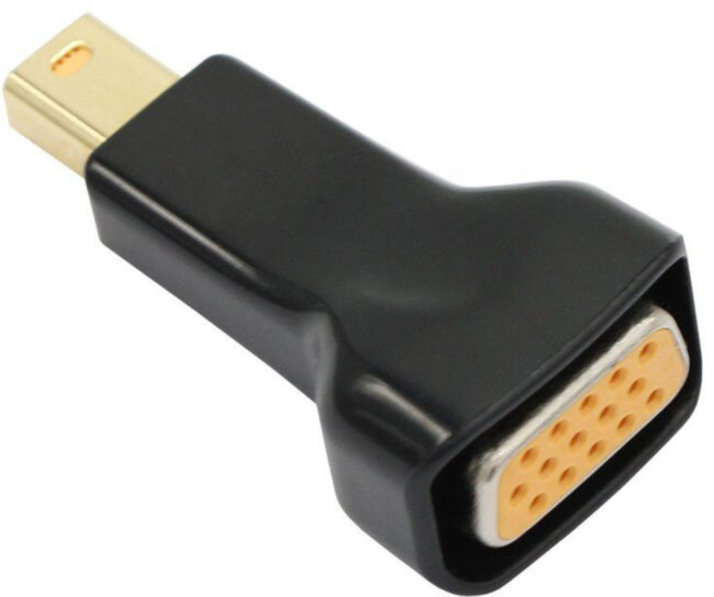 Переходник miniDP(M) --> VGA(F), VCOM <CA335> VCOM Mini DisplayPort (m) - VGA (f) Переходник miniDP(M) --> VGA(F), VCOM <CA335> VCOM Mini DisplayPort (m) - VGA (f)