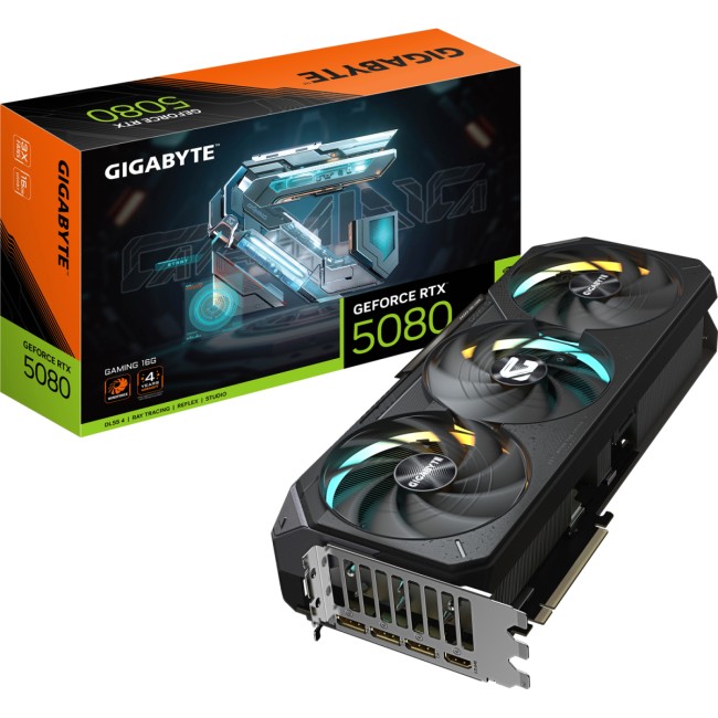 Видеокарта GIGABYTE GeForce RTX 5080 GAMING (GV-N5080GAMING-16GD) Видеокарта GIGABYTE GeForce RTX 5080 GAMING (GV-N5080GAMING-16GD)