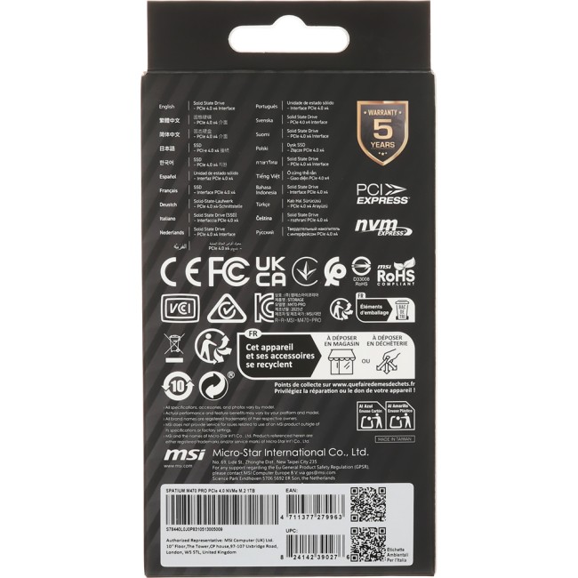 Твердотельный накопитель MSI S78-440L0J0-P83