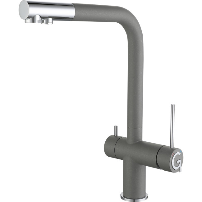 Смеситель RIVELATO Rivelato 1523513 grigio cromo