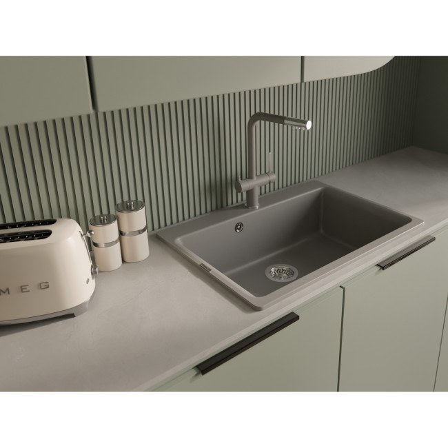 Смеситель RIVELATO Rivelato 1523513 grigio cromo