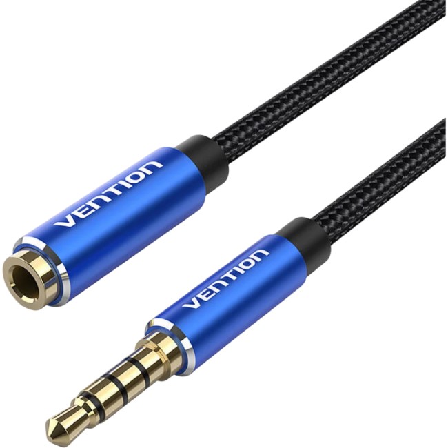 Кабель-удлинитель Vention аудио Jack 3,5 mm M/Jack 3,5 mm F - 1 м Vention BHCLF Кабель-удлинитель Vention аудио Jack 3,5 mm M/Jack 3,5 mm F - 1 м Vention BHCLF