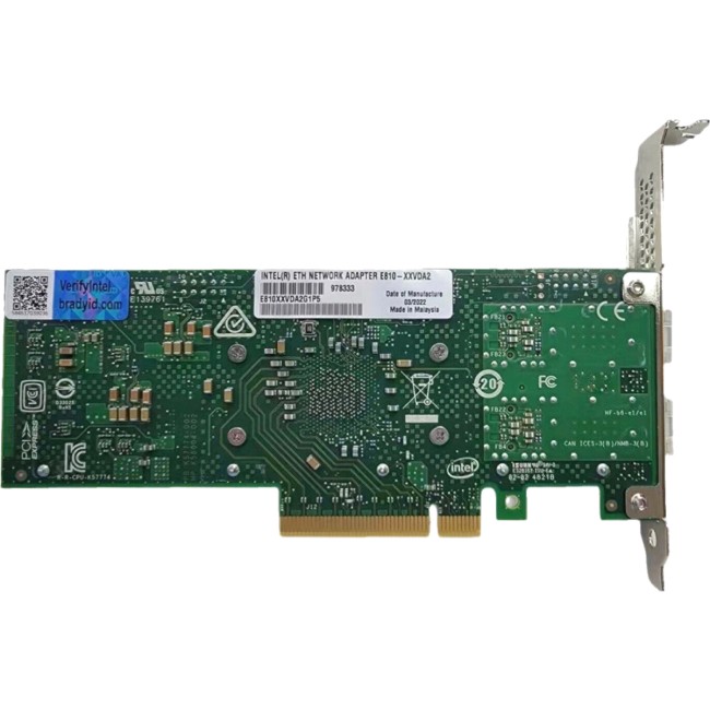 Сетевая карта Intel E810-XXVDA2 (E810XXVDA2G1P5) Сетевая карта Intel E810-XXVDA2 (E810XXVDA2G1P5)