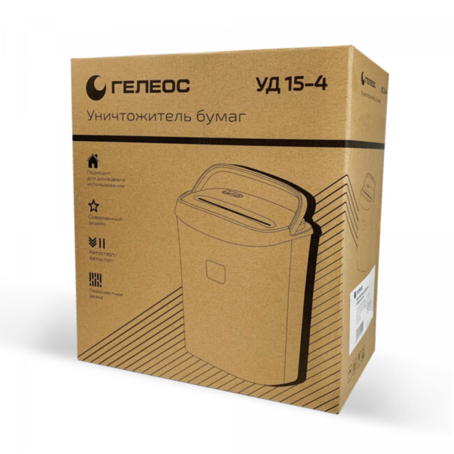 Уничтожитель документов ГЕЛЕОС УД15-4 Гелеос УД15-4
