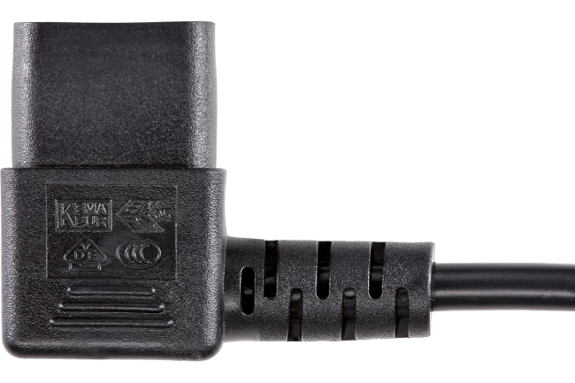 Кабель комп - розетка 220V EU (угол-угол)<VDE> 3GX0,75mm2, 1,8m, медь, Telecom <TE021DA-CU0.75-1.8M> VCOM TE021DA-CU0.75-1.8M