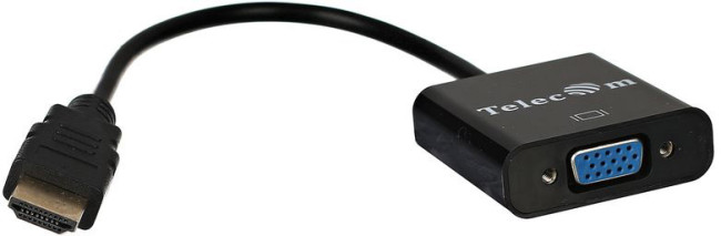 Кабель-переходник HDMI(M) -> VGA(F)   Telecom [TA558] Telecom HDMI(M)  —  VGA(F)