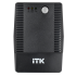 ITK ELECTRA ST ИБП однофазный линейно-интерактивный 1000ВА/600Вт 2хSchuko LED дисплей АКБ 1х9AH USB ITK EST-1000VA-1-001-S-L