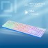 Клавиатура Oklick 550ML белый USB slim Multimedia LED Oklick 1061618 Клавиатура Oklick 550ML белый USB slim Multimedia LED Oklick 1061618
