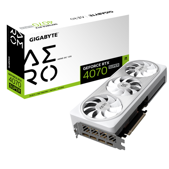 Видеокарта GIGABYTE GV-N407SAERO OC-12GD Видеокарта GIGABYTE GV-N407SAERO OC-12GD