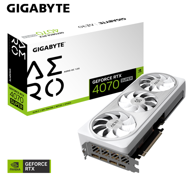 Видеокарта GIGABYTE GV-N407SAERO OC-12GD Видеокарта GIGABYTE GV-N407SAERO OC-12GD