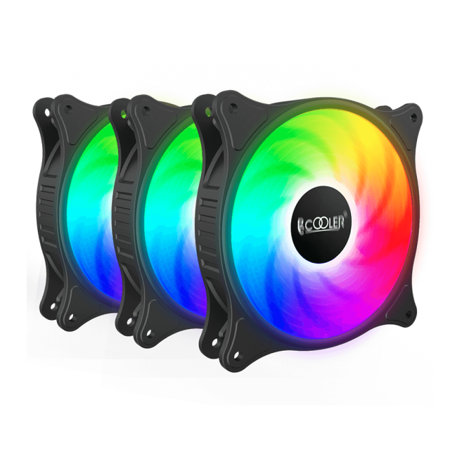 Кулер для корпуса PCCooler FX 120 ARGB BK 3 IN 1