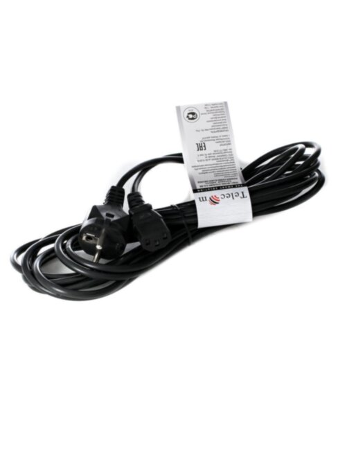 Кабель компьютер - розетка 220V <5.0м> (Европейский стандарт) <TP021-5.0-BK> Telecom TP021-5.0-BK Кабель компьютер - розетка 220V <5.0м> (Европейский стандарт) <TP021-5.0-BK> Telecom TP021-5.0-BK