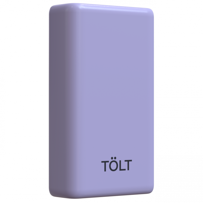 Портативный аккумулятор TOLT Lit LT-LP10T, 10000mAh, 22,5W, fast charging and PD, violet TOLT LT-LP10T Портативный аккумулятор TOLT Lit LT-LP10T, 10000mAh, 22,5W, fast charging and PD, violet TOLT LT-LP10T