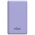 Портативный аккумулятор TOLT Lit LT-LP10T, 10000mAh, 22,5W, fast charging and PD, violet TOLT LT-LP10T Портативный аккумулятор TOLT Lit LT-LP10T, 10000mAh, 22,5W, fast charging and PD, violet TOLT LT-LP10T