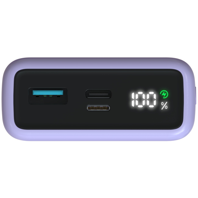 Портативный аккумулятор TOLT Lit LT-LP10T, 10000mAh, 22,5W, fast charging and PD, violet TOLT LT-LP10T Портативный аккумулятор TOLT Lit LT-LP10T, 10000mAh, 22,5W, fast charging and PD, violet TOLT LT-LP10T