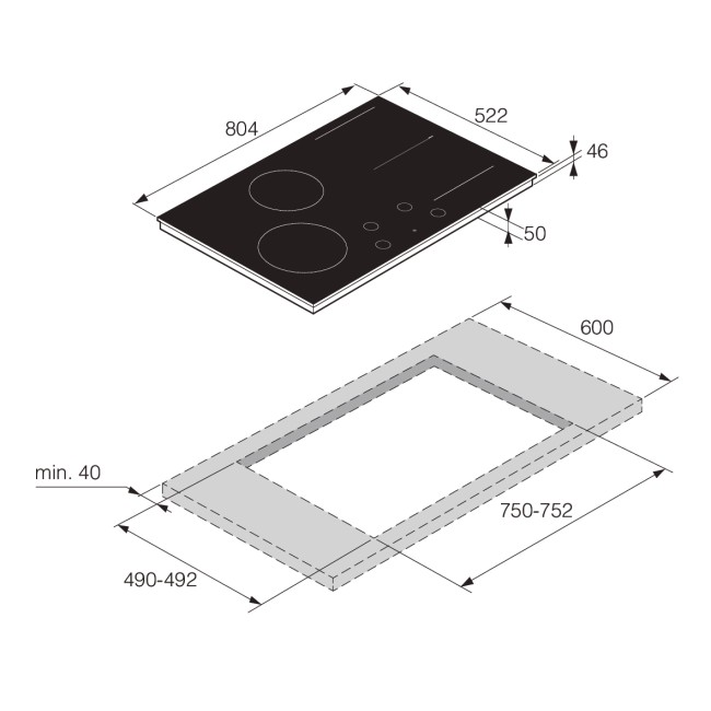 Варочная панель ASKO Asko HID824GC