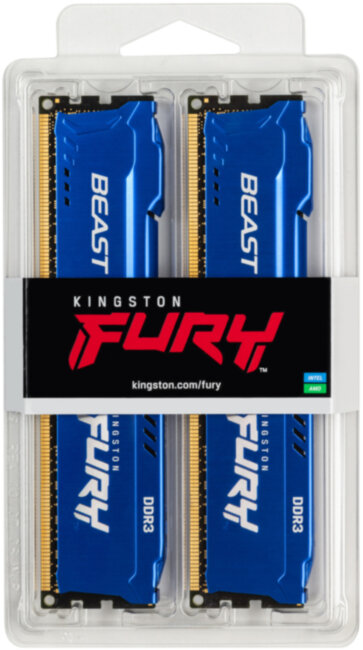 Память оперативная Kingston FURY Beast Blue KF316C10BK2/8 Память оперативная Kingston FURY Beast Blue KF316C10BK2/8