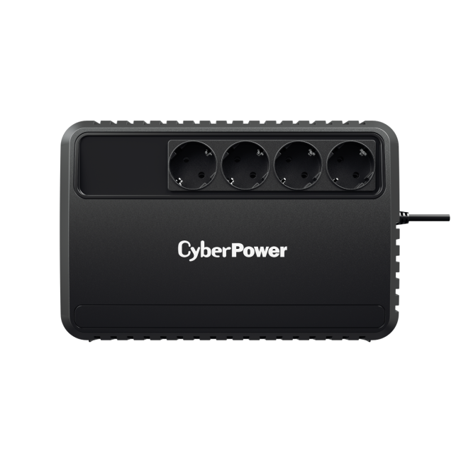 ИБП CyberPower BU850E, Line-Interactive, 850VA/425W, 4 Schuko розетки, Black, 0.2х0.15х0.2м., 5кг. CyberPower BU850E