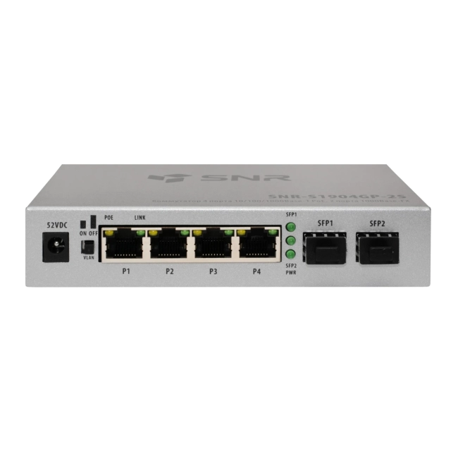 Коммутатор SNR SNR-S1904GP-2S Коммутатор SNR SNR-S1904GP-2S