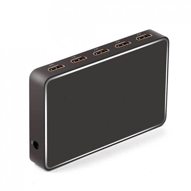 Greenconnect Переключатель HDMI V2.0 +USB Charge 5 к 1 серия Greenline Greenconnect Переключатель Greenline HDMI V2.0 +USB Charge 5 к 1