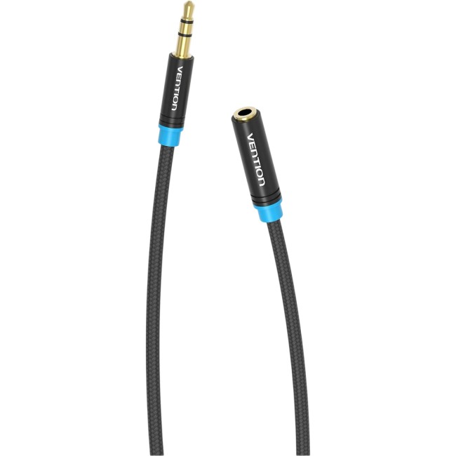 Кабель-удлинитель Vention аудио Jack 3,5 mm M/Jack 3,5 mm F - 0,5 м Тканевая оплетка Vention VAB-B06-B050-M Кабель-удлинитель Vention аудио Jack 3,5 mm M/Jack 3,5 mm F - 0,5 м Тканевая оплетка Vention VAB-B06-B050-M