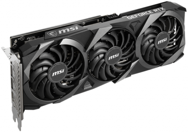 Видеокарта MSI GeForce RTX 3060 Ti VENTUS 3X 8G OC LHR Видеокарта MSI GeForce RTX 3060 Ti VENTUS 3X 8G OC LHR
