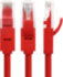 Greenconnect Патч-корд прямой, малодымный LSZH 2.0m UTP кат.5e, красный, 24 AWG, литой, ethernet high speed 1 Гбит/с, RJ45, T568B, GCR-50691 Greenconnect RJ45(m) - RJ45(m) Cat. 5e U/UTP LSZH 2м красный