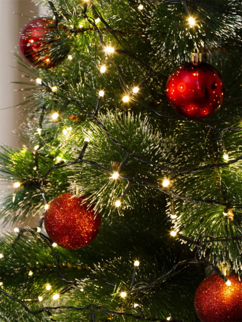 Гирлянда Гирлянда 200LED 220V, 8 режимов, 10 м, нить, мягкий белый