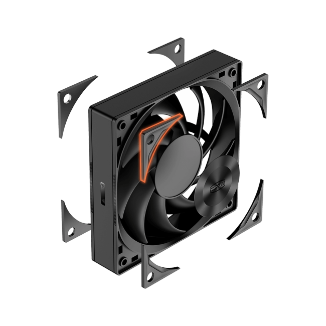 Кулер для ПК PcCooler F5R120 BK 3IN1