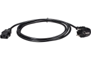 Кабель компьютер - розетка 220V EU (угловой)<VDE> 3GX0,5mm2, 1,8m, медь, Telecom <TY021-CU0.5-1.8M> VCOM TY021-CU0.5-1.8M