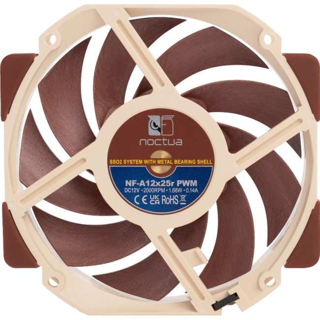 Кулер для корпуса Noctua NF-A12x25r PWM Кулер для корпуса Noctua NF-A12x25r PWM