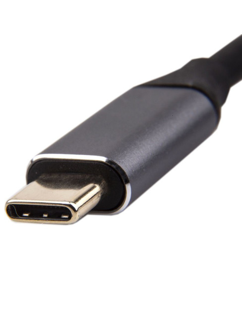 Кабель-адаптер USB 3.1 Type-Cm --> HDMI A(m) 4K@60Hz, 1.8m ,Aluminium Shell,VCOM <CU423MC-1.8M> VCOM USB 3.2 Type-C (m) - HDMI (m) 1.8м