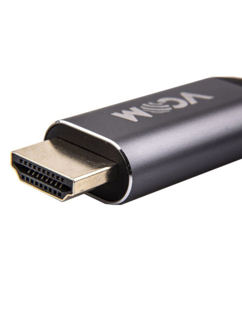 Кабель-адаптер USB 3.1 Type-Cm --> HDMI A(m) 4K@60Hz, 1.8m ,Aluminium Shell,VCOM <CU423MC-1.8M> VCOM USB 3.2 Type-C (m) - HDMI (m) 1.8м