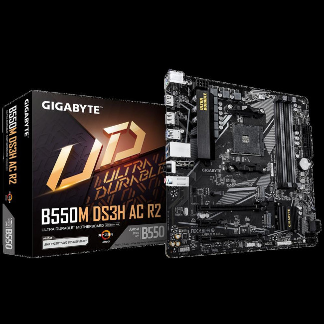Материнская плата Gigabyte B550M DS3H AC R2 Материнская плата Gigabyte B550M DS3H AC R2