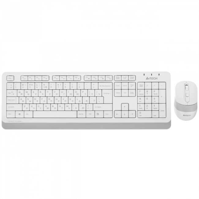 Клавиатура + мышь A4Tech Fstyler FG1010 клав:белый/серый мышь:белый/серый USB беспроводная Multimedi A4Tech FG1010 WHITE Клавиатура + мышь A4Tech Fstyler FG1010 клав:белый/серый мышь:белый/серый USB беспроводная Multimedi A4Tech FG1010 WHITE