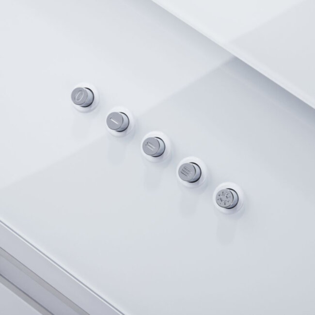 ВЫТЯЖКА HOMSAir Saturn Push 60 Glass White HOMSAir Saturn Push 60 Glass White