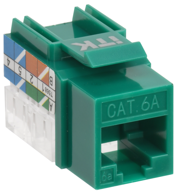 ITK Модуль Keystone Jack кат. 6A UTP 110 IDC 90 град. ITK CS1-1C6AU-11 ITK Модуль Keystone Jack кат. 6A UTP 110 IDC 90 град. ITK CS1-1C6AU-11