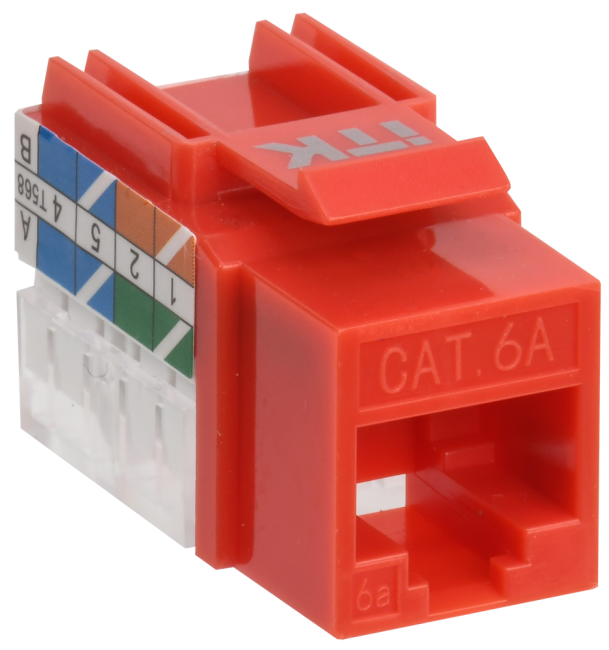 ITK Модуль Keystone Jack кат. 6A UTP 110 IDC 90 град. ITK CS1-1C6AU-11 ITK Модуль Keystone Jack кат. 6A UTP 110 IDC 90 град. ITK CS1-1C6AU-11