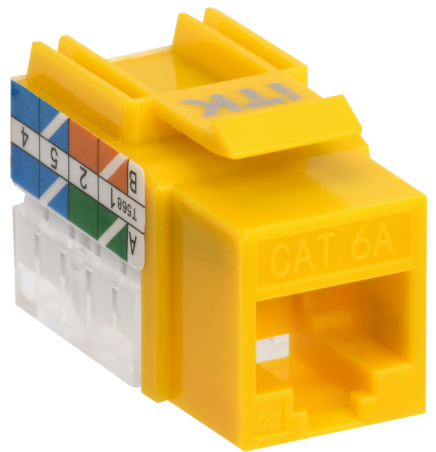 ITK Модуль Keystone Jack кат. 6A UTP 110 IDC 90 град. ITK CS1-1C6AU-11 ITK Модуль Keystone Jack кат. 6A UTP 110 IDC 90 град. ITK CS1-1C6AU-11
