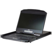 18.5" 8-портов PS/2-USB VGA однорельсовый, широкоэкранный LCD KVM Switch ATEN CL3108NX 18.5" 8-портов PS/2-USB VGA однорельсовый, широкоэкранный LCD KVM Switch ATEN CL3108NX