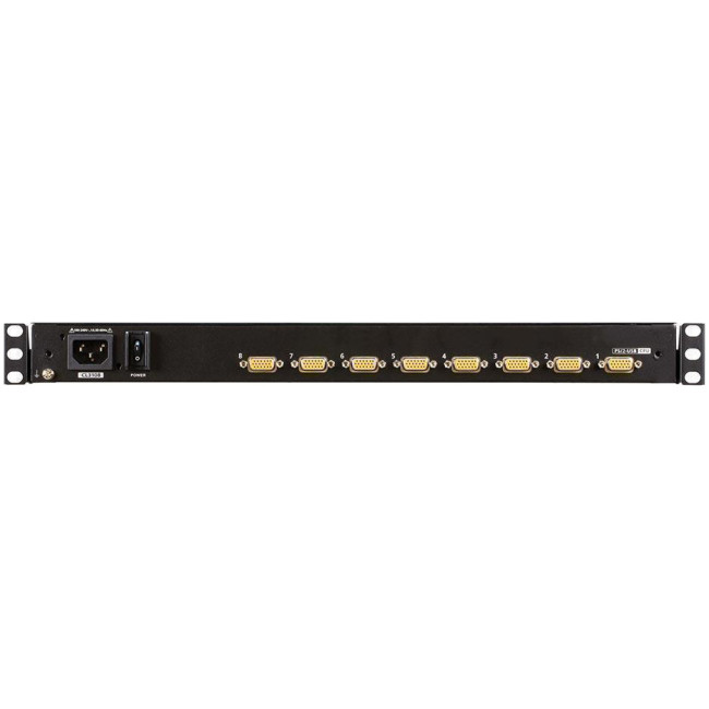 18.5" 8-портов PS/2-USB VGA однорельсовый, широкоэкранный LCD KVM Switch ATEN CL3108NX 18.5" 8-портов PS/2-USB VGA однорельсовый, широкоэкранный LCD KVM Switch ATEN CL3108NX
