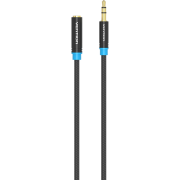 Кабель-удлинитель Vention аудио Jack 3,5 mm M/Jack 3,5 mm F - 1,5 м Тканевая оплетка Vention VAB-B06-B150-M Кабель-удлинитель Vention аудио Jack 3,5 mm M/Jack 3,5 mm F - 1,5 м Тканевая оплетка Vention VAB-B06-B150-M