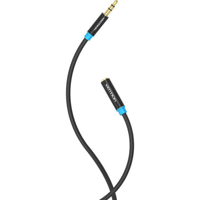 Кабель-удлинитель Vention аудио Jack 3,5 mm M/Jack 3,5 mm F - 1,5 м Тканевая оплетка Vention VAB-B06-B150-M Кабель-удлинитель Vention аудио Jack 3,5 mm M/Jack 3,5 mm F - 1,5 м Тканевая оплетка Vention VAB-B06-B150-M