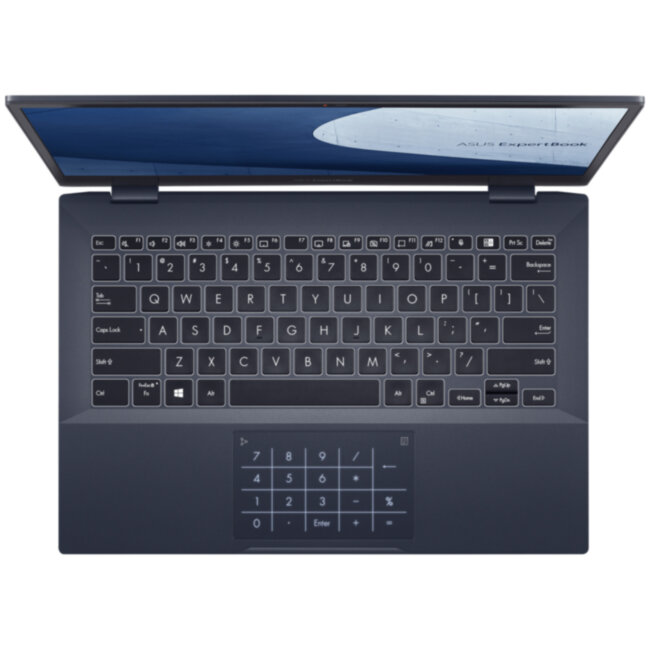 Ноутбук ASUS B5302CEA-KG0451T EVO +cable 13.3"(1920x1080 OLED)/Intel Core i5 1135G7(2.4Ghz)/8192Mb/512PCISSDGb/noDVD/Int:Intel Iris Xe Graphics/Cam/BT/WiFi/war 1y/1.2kg/Star Black/W10 + Support NumberPad; FingerPrint