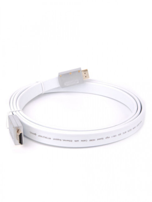 Кабель HDMI 19M/M ver 2.0, 1.8M, Aopen/Qust <ACG568F-S-1.8M> серебряно-белый Flat Aopen HDMI (m)- HDMI (m) 1.8м Кабель HDMI 19M/M ver 2.0, 1.8M, Aopen/Qust <ACG568F-S-1.8M> серебряно-белый Flat Aopen HDMI (m)- HDMI (m) 1.8м