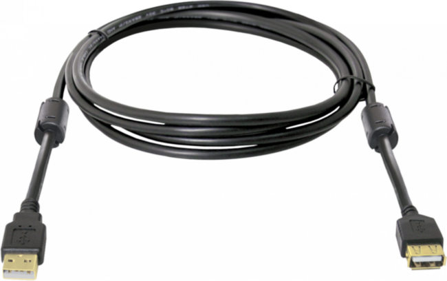 Defender USB кабель USB02-06PRO USB2.0 AM-AF, 1.8м Defender USB 2.0 Type-AM - USB 2.0 Type-AF 1.8м