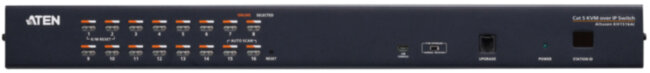 Переключатель KVM,  1 local user PS2+VGA+1 IP user => 16 cpu (PS2/USB/Sun+VGA)/RS232, без шнуров ATEN KH1516AI