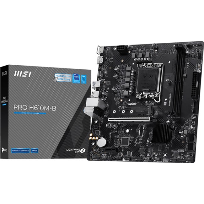 Материнская плата MSI PRO H610M-B Материнская плата MSI PRO H610M-B